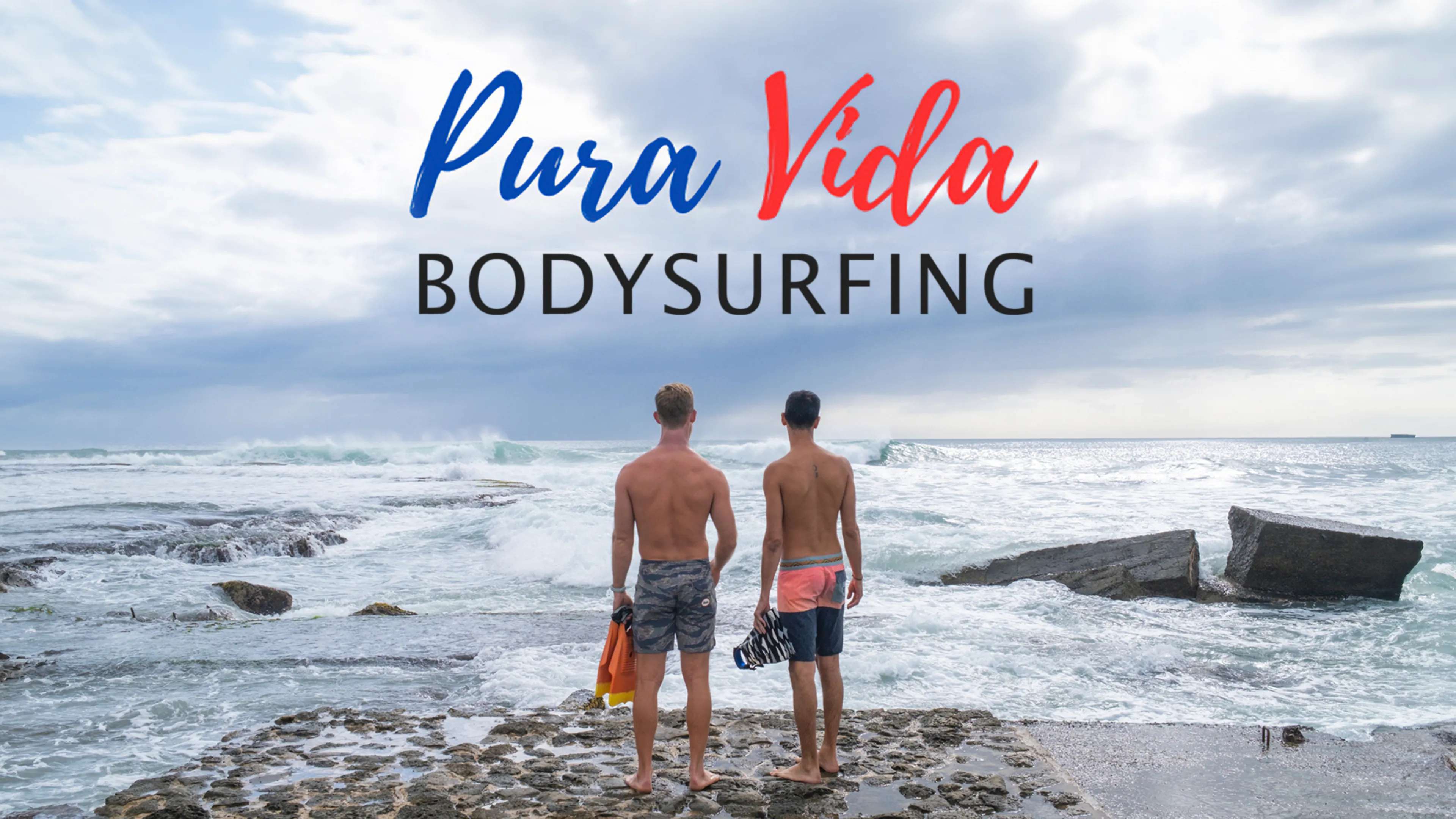 Pura Vida Bodysurfing poster